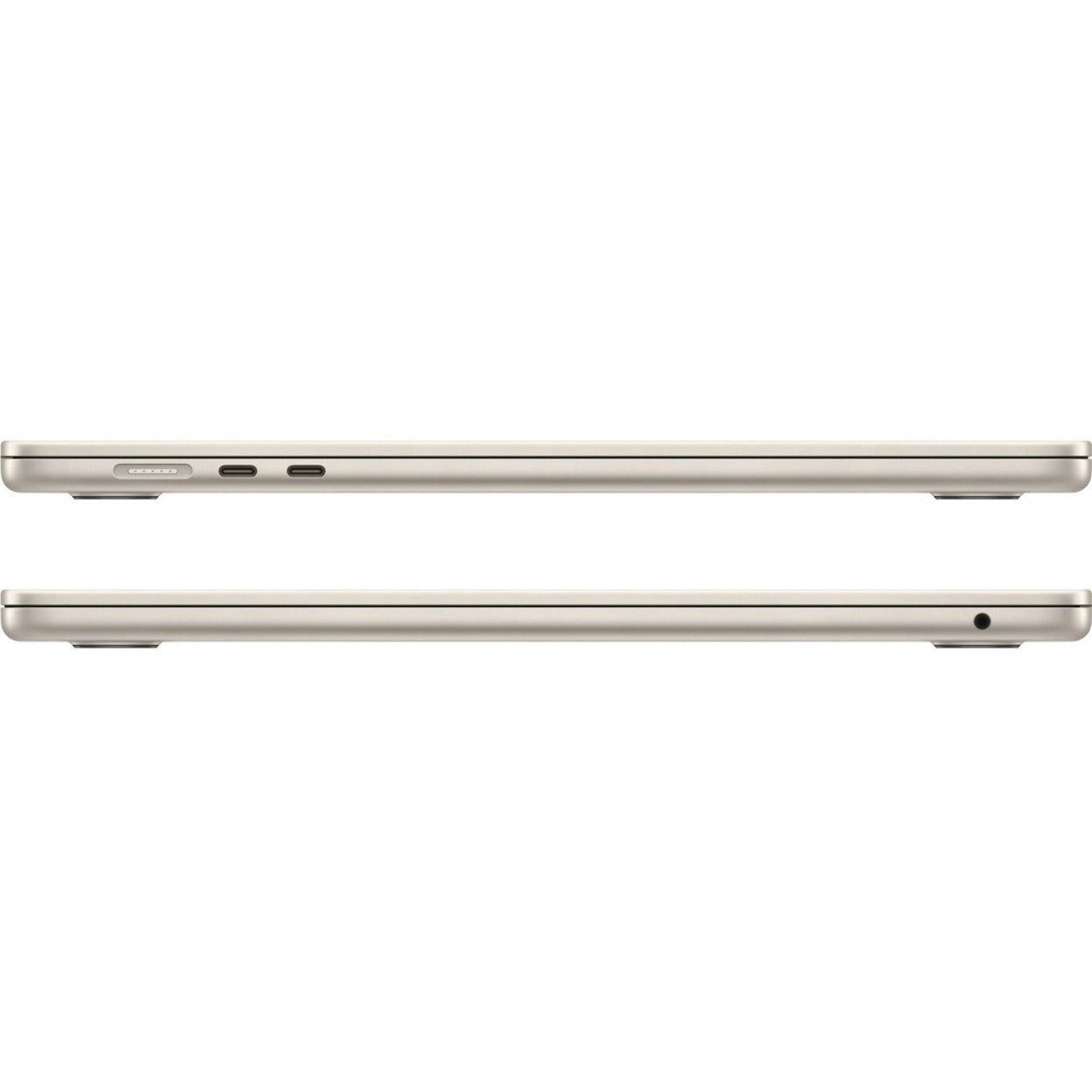 Apple macbook air 15 (mqkv3n a) refurbished laptop (sterrenlicht | m2 | 10-core gpu | 8 gb | 512 gb ssd)