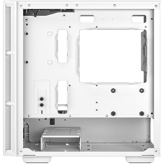 Deepcool ch360 digital mini tower behuizing (wit | 1x usb-a | 1x usb-c | rgb | tempered glass)