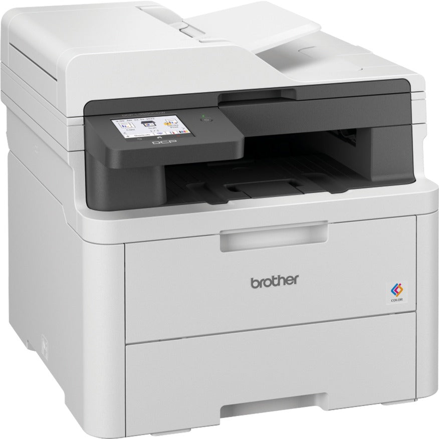 Brother dcp-l3560cdw all-in-one ledprinter (grijs, usb, lan, wlan, scannen, kopiëren)