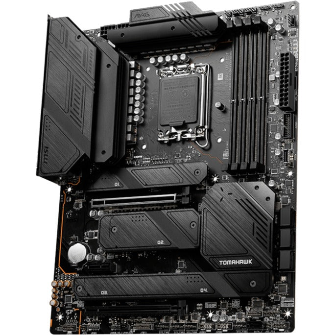 Msi mag z790 tomahawk wifi socket 1700 moederbord (zwart, raid, 2.5 gb-lan, wi-fi 6e, bt, sound, atx)