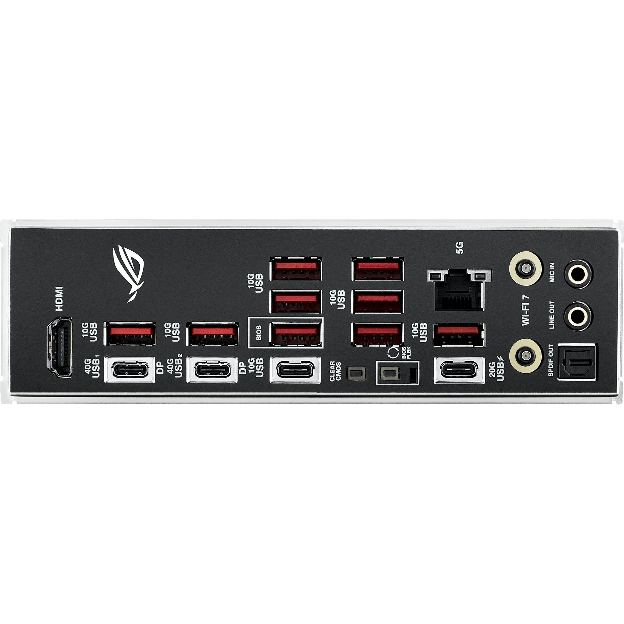 Asus rog strix x870e-e gaming wifi socket am5 moederbord (5 gb-lan, wi-fi 7, bt, sound, atx)