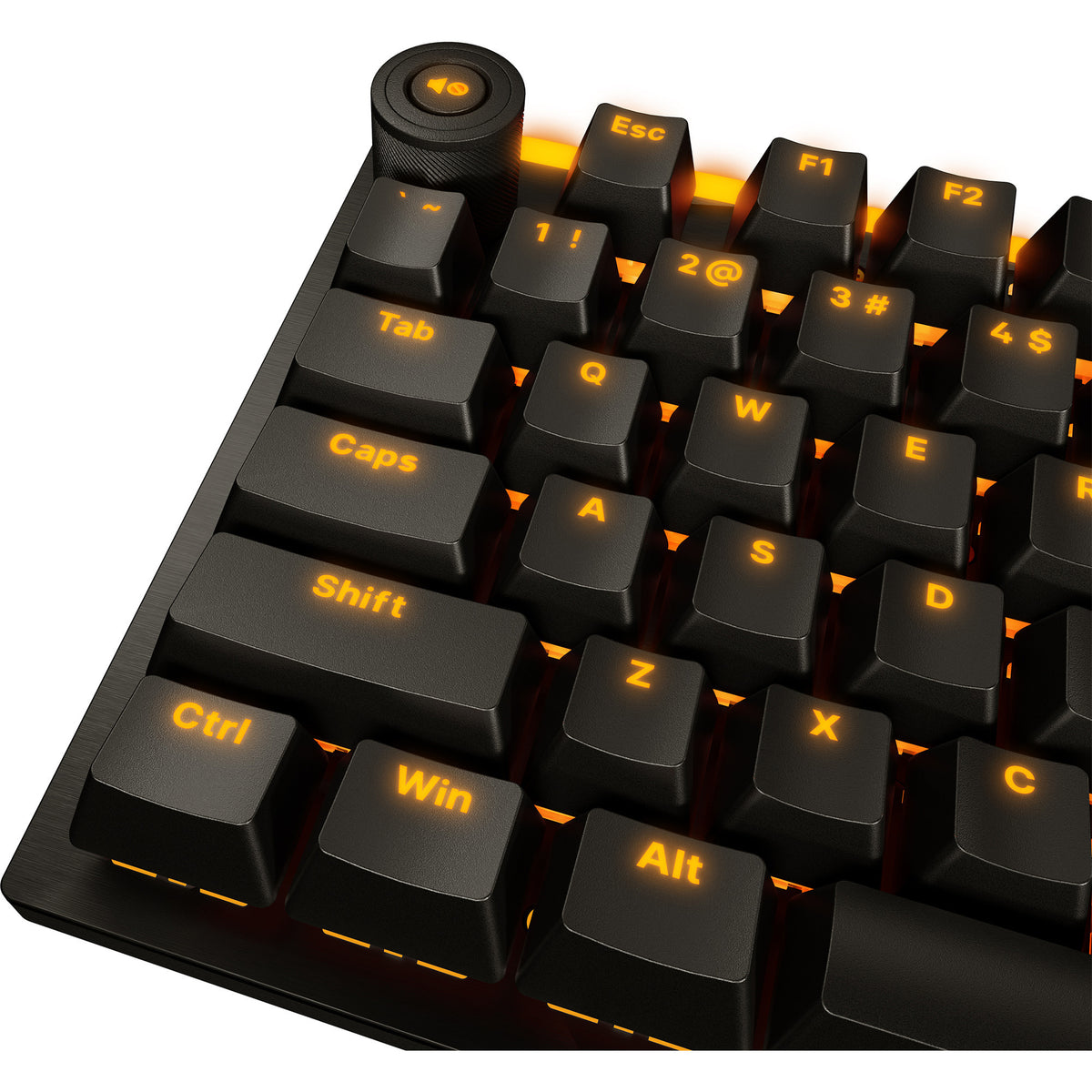 Be quiet! light mount tkl rgb mechanisch gaming toetsenbord (zwart, us lay-out (qwerty), silent v2 linear, 80% (tkl))