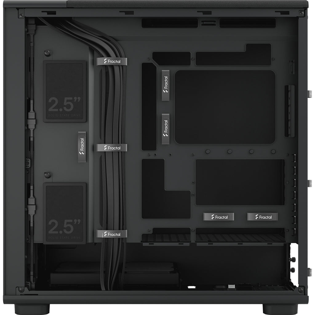 Fractal design epoch xl solid midi tower behuizing (zwart | 2x usb-a | 1x usb-c)