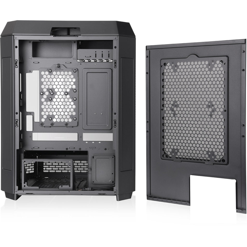 Thermaltake the tower 600 midi tower behuizing (zwart | 4x usb-a | 1x usb-c | tempered glass)