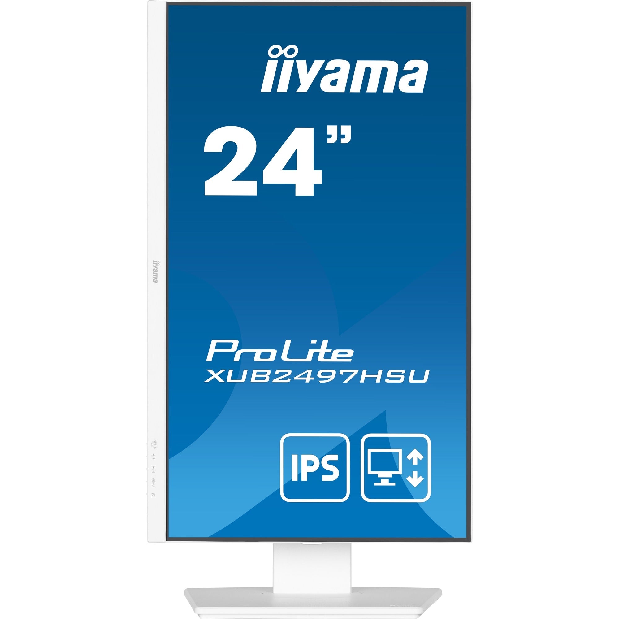 Iiyama prolite xub2497hsu-w2 23.8 monitor (wit, hdmi, displayport, 2x usb-a, usb-b)
