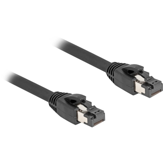 Delock cat.8.1 netwerkkabel (zwart, 1 meter, s ftp, rj-45)