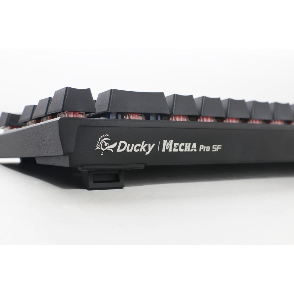 Ducky mecha pro sf, toetsenbord (zwart, us lay-out, cherry mx speed silver, rgb leds, 65%, pbt double-shot)
