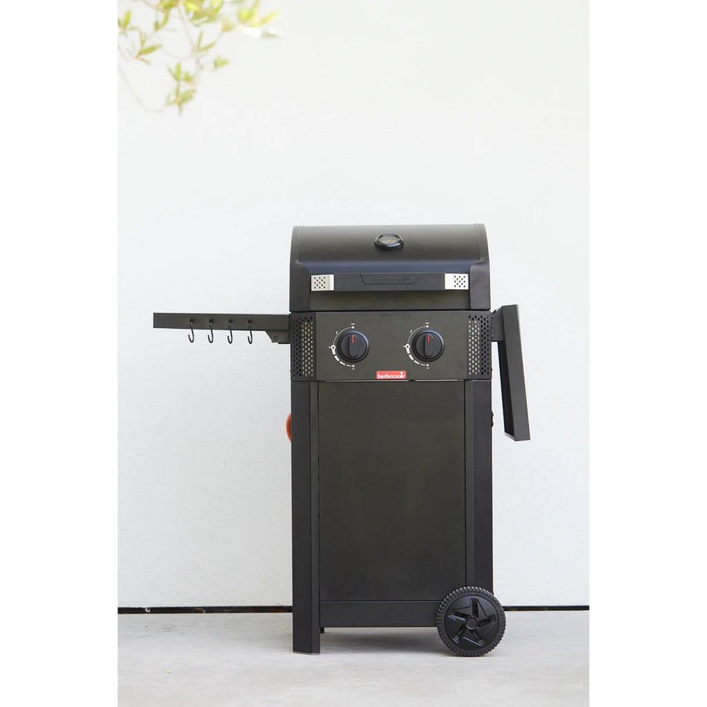 Barbecook luca 210 gasbarbecue met zijtafels (zwart)