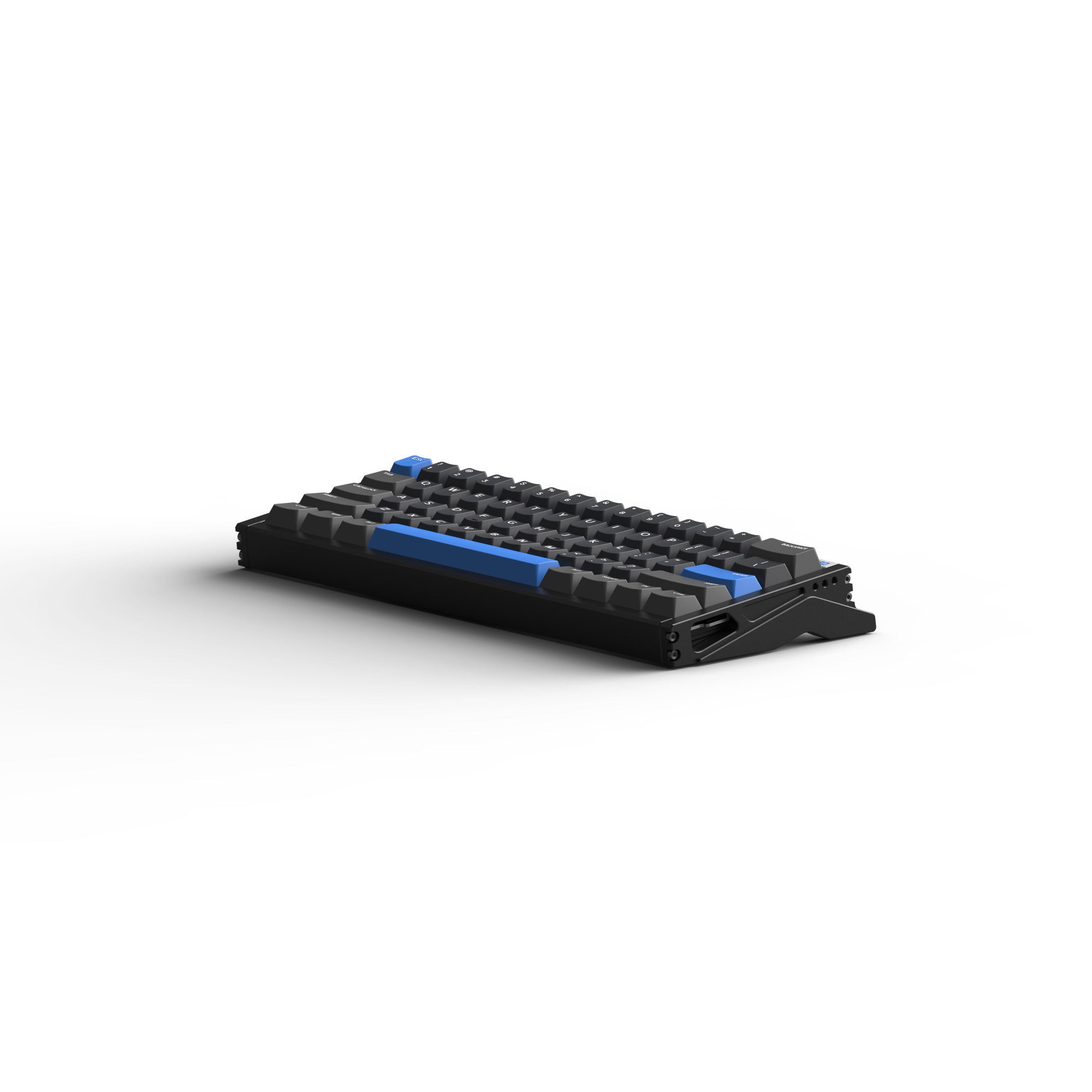 Iqunix ez60 magnetic switch gaming he keyboard (zwart, us lay-out (qwerty), gateron star trail, 60%, rgb, double shot pbt keycaps)