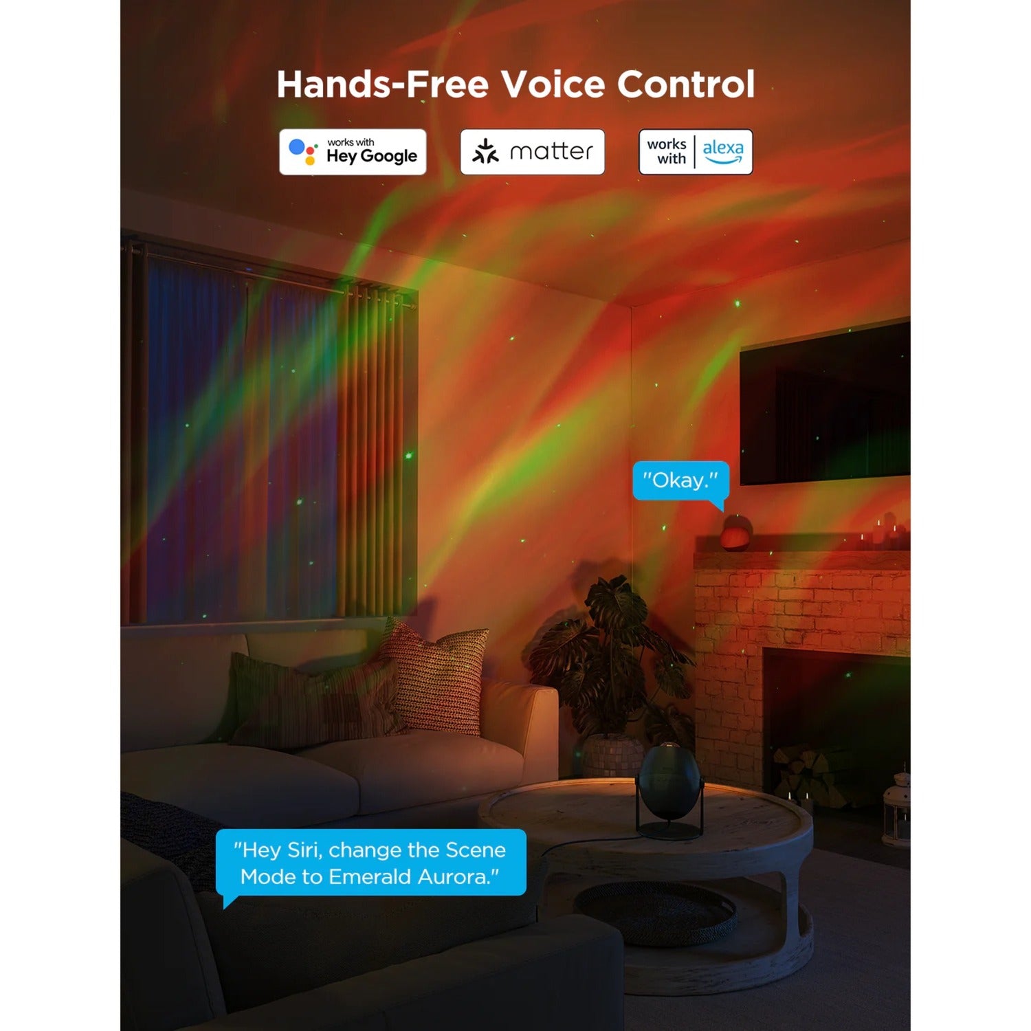Govee star light projector sfeerverlichting (zwart, 2,4ghz wifi, bluetooth)