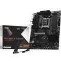 Msi pro b850-s evo wifi socket am5 moederbord (zwart zilver, raid, 5 gb-lan, wi-fi 7, bt, sound, atx)
