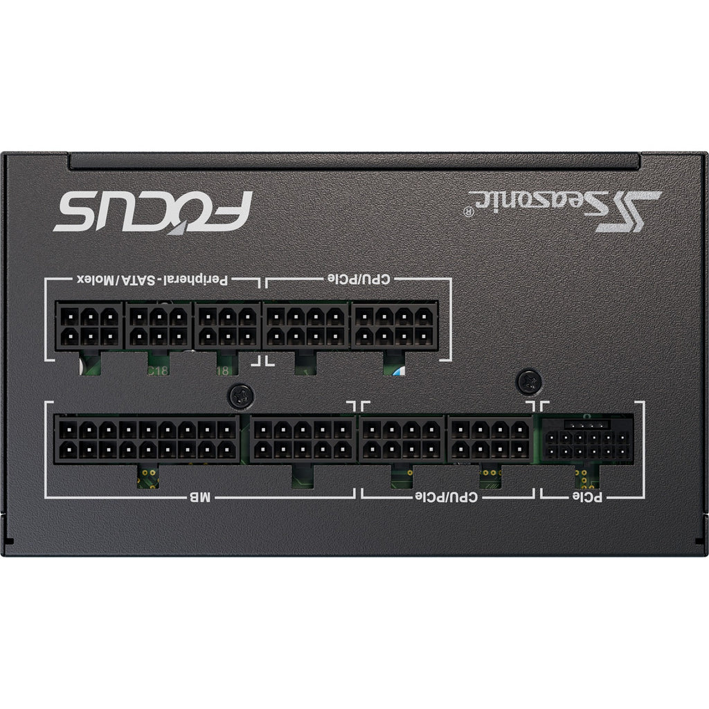 Seasonic focus gx-750-v4 atx3.1 modulaire 750 watt voeding (zwart, 2x pcie)
