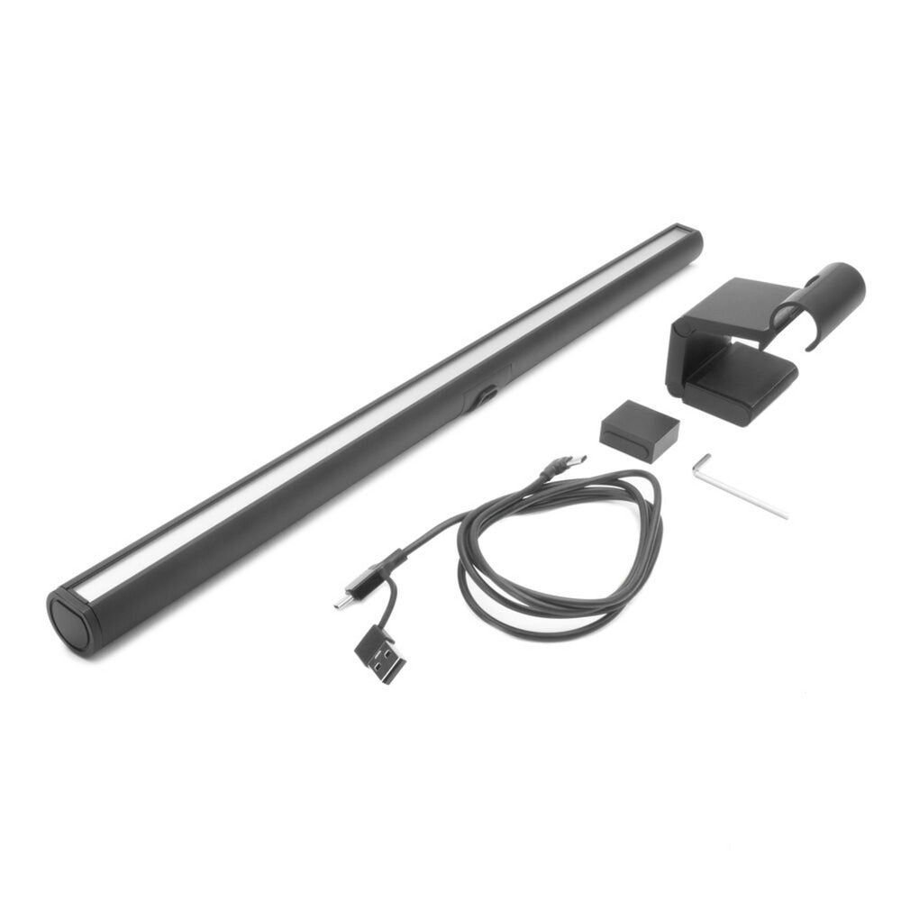 Act connectivity dimbare monitor led lichtbalk led bar (zwart, usb-voeding, 3000k-6500k)
