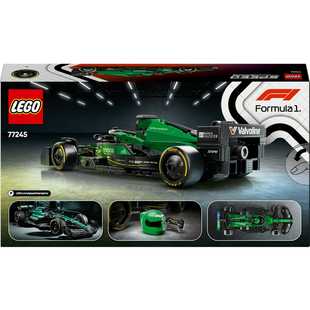 Lego speed champions aston martin aramco f1 amr24 racewagen set - 77245