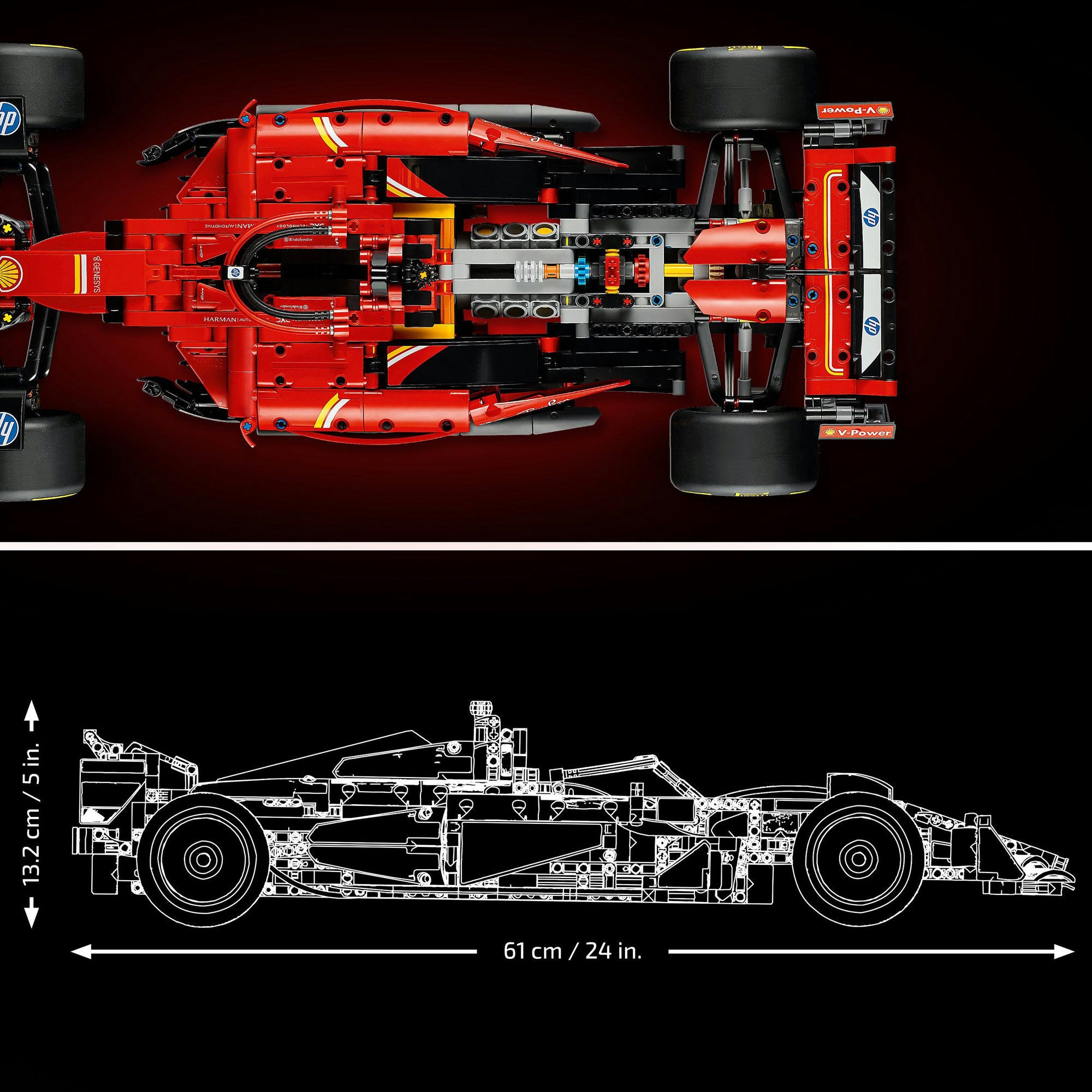 LEGO Technic 42207 Ferrari SF-24 Formel-1-Rennwagen