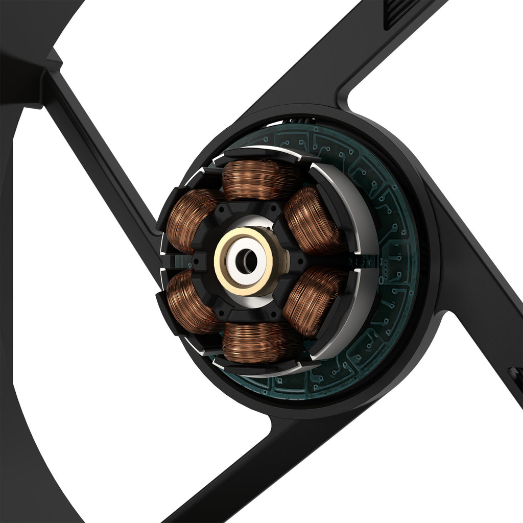 Asus proart pf120 fan - triple pack case fans (zwart, 3 stuks, 120 x 120 x 28 mm, 3 stuks)