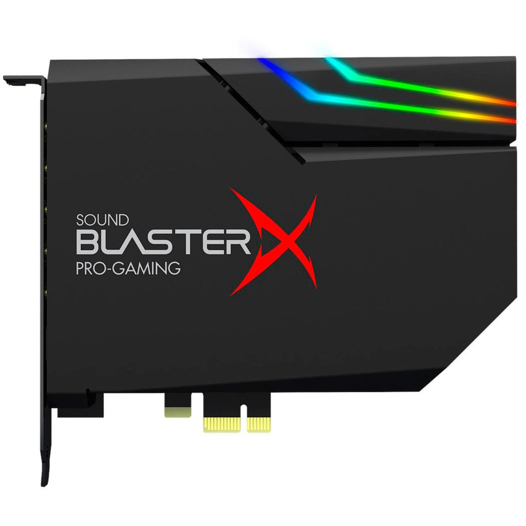 Creative sound blasterx ae-5 plus geluidskaart (zwart, rgb leds)