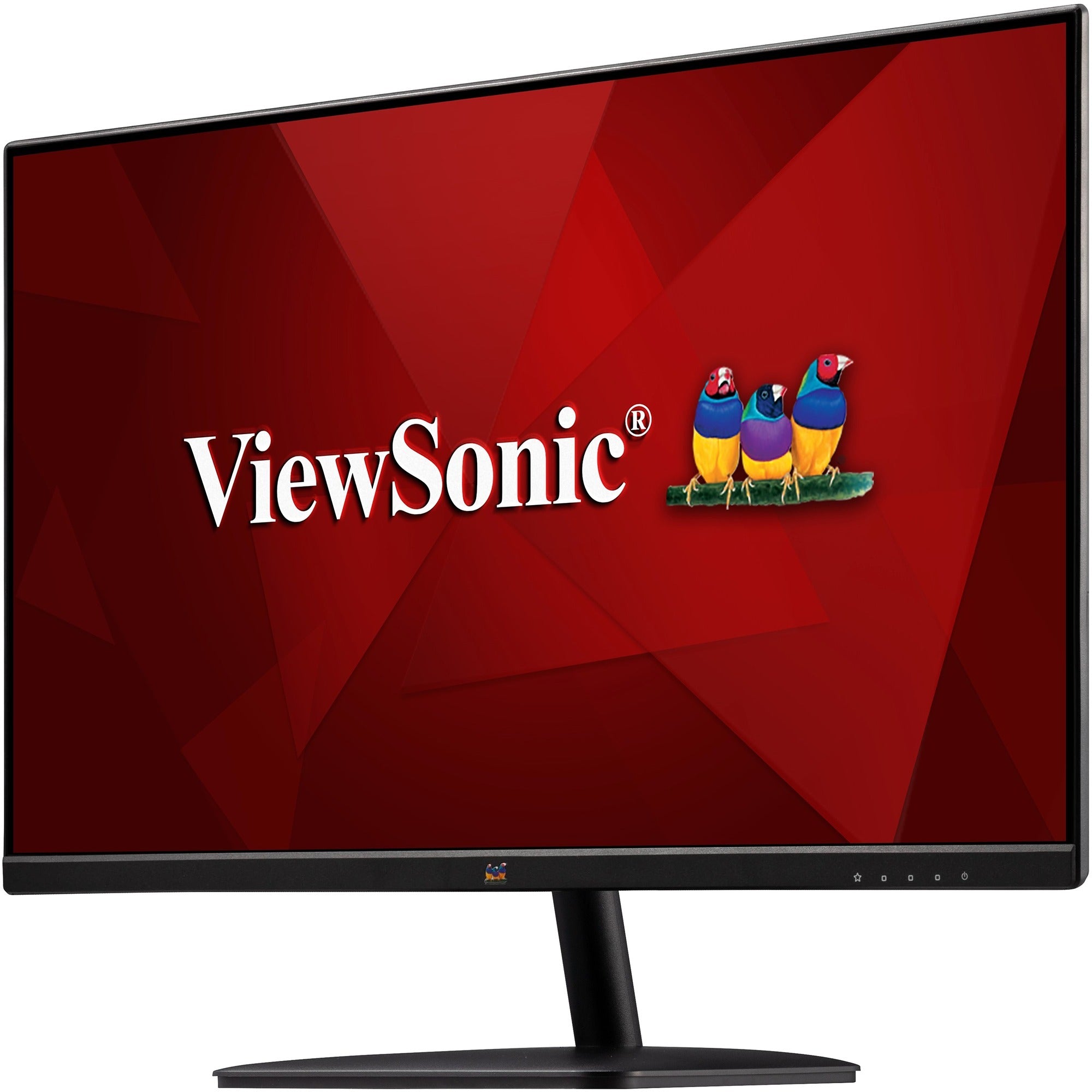 Viewsonic va2432-mhd 23.8 monitor (zwart (mat), 1x hdmi, 1x displayport, sound)
