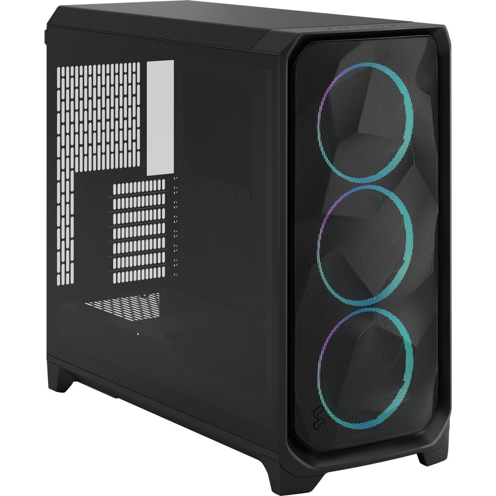 Fractal design meshify 3 xl rgb big tower behuizing (zwart | 2x usb-a | 1x usb-c | rgb | tempered glass)