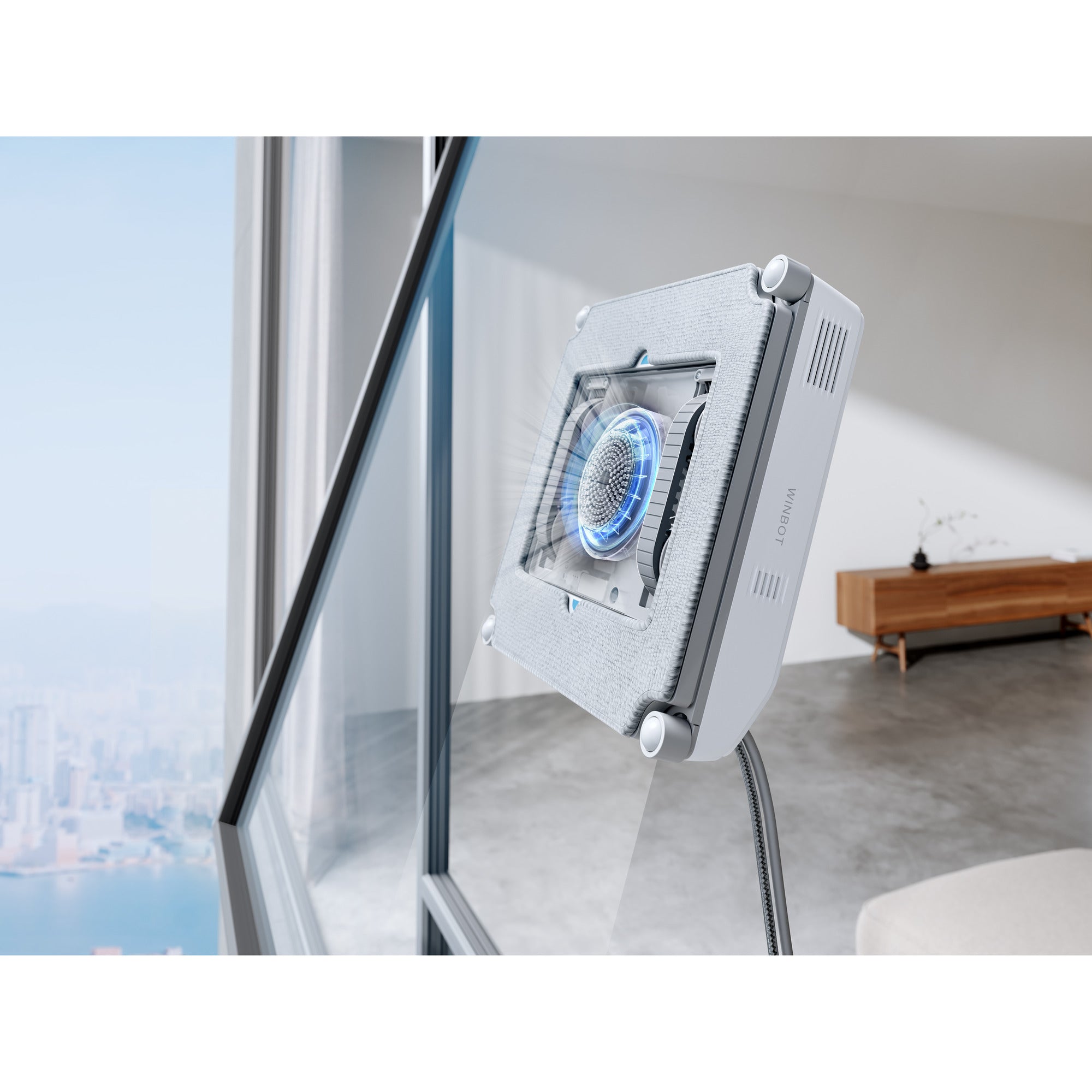 Ecovacs winbot mini raamreiniger (grijs, 3200pa)