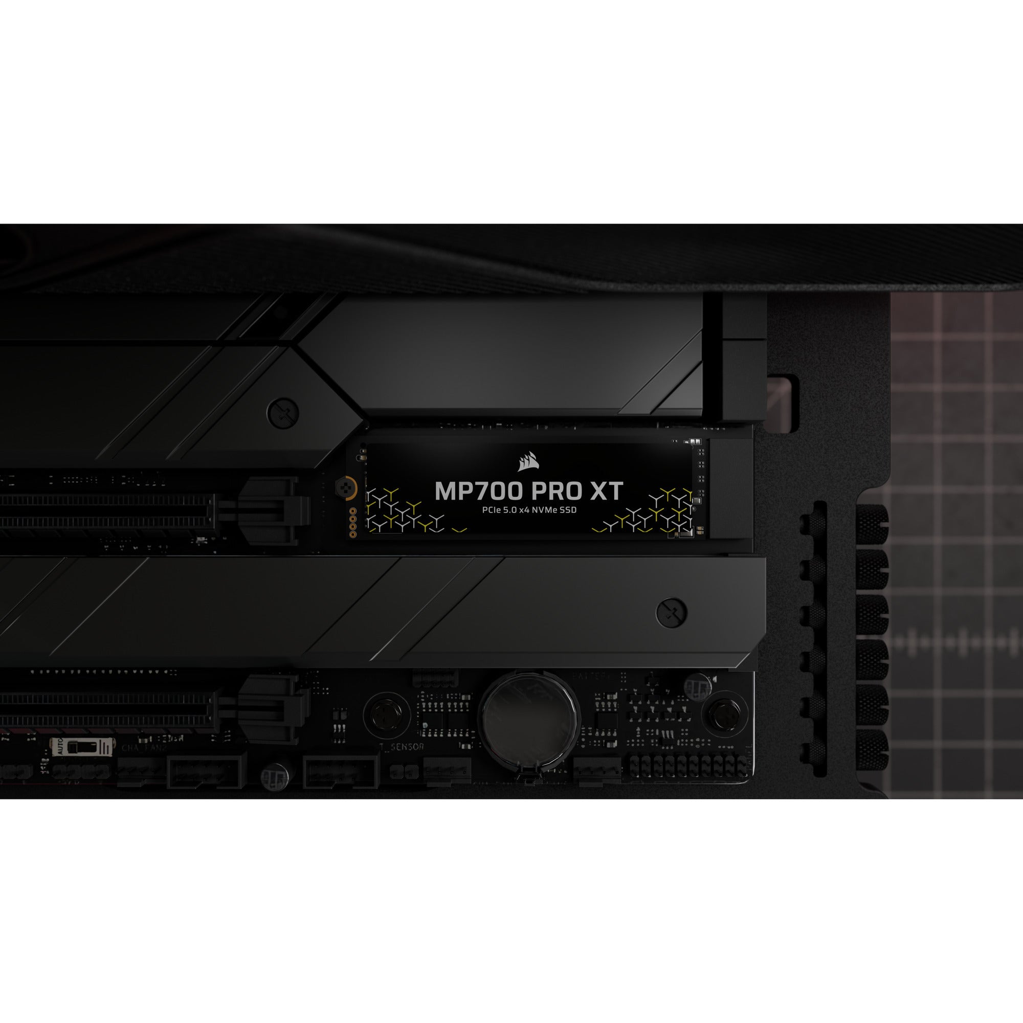 Corsair mp700 pro xt 4 tb ssd (zwart, pcie gen5 x4 nvme 2.0, m.2 2280, 3d tlc nand)