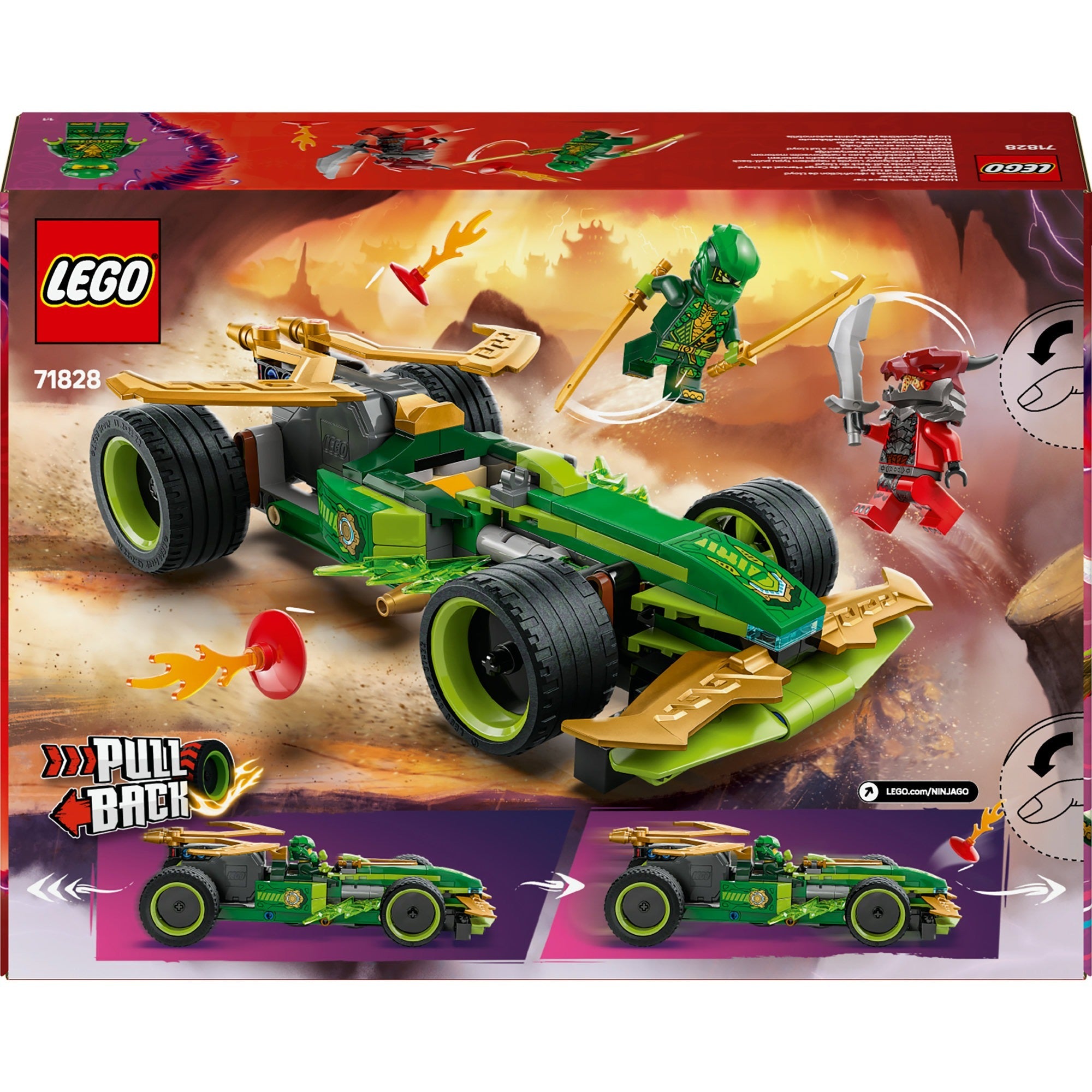 LEGO Ninjago 71828 Lloyds Rückzieh-Rennwagen