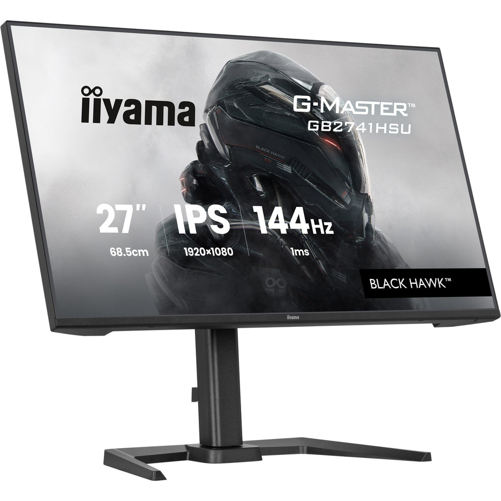 Iiyama g-master black hawk gb2741hsu-b1 27 gaming monitor (zwart, hdmi, displayport, 2x usb-a, usb-b, 144 hz)