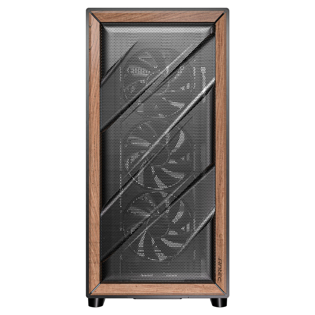 Antec flux se midi tower behuizing (zwart | 2x usb-a | 1x usb-c)