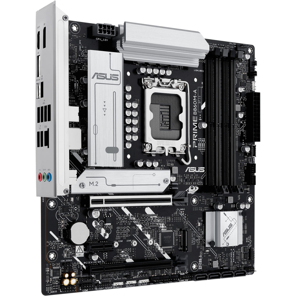 Asus prime b860m-a-csm socket 1851 moederbord (raid, 2.5 gb-lan, sound, µatx)