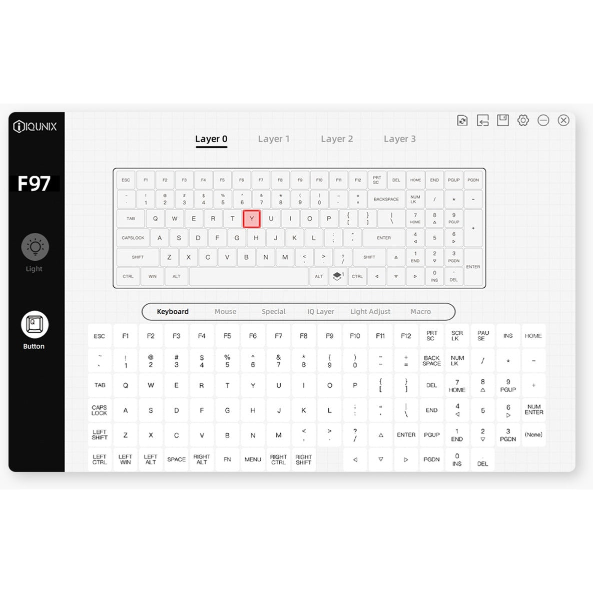 Iqunix F97 Happy Ape Wireless Mechanical Keyboard