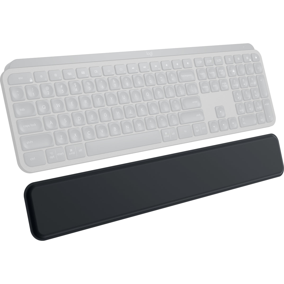 Logitech mx palm rest polssteun (zwart)