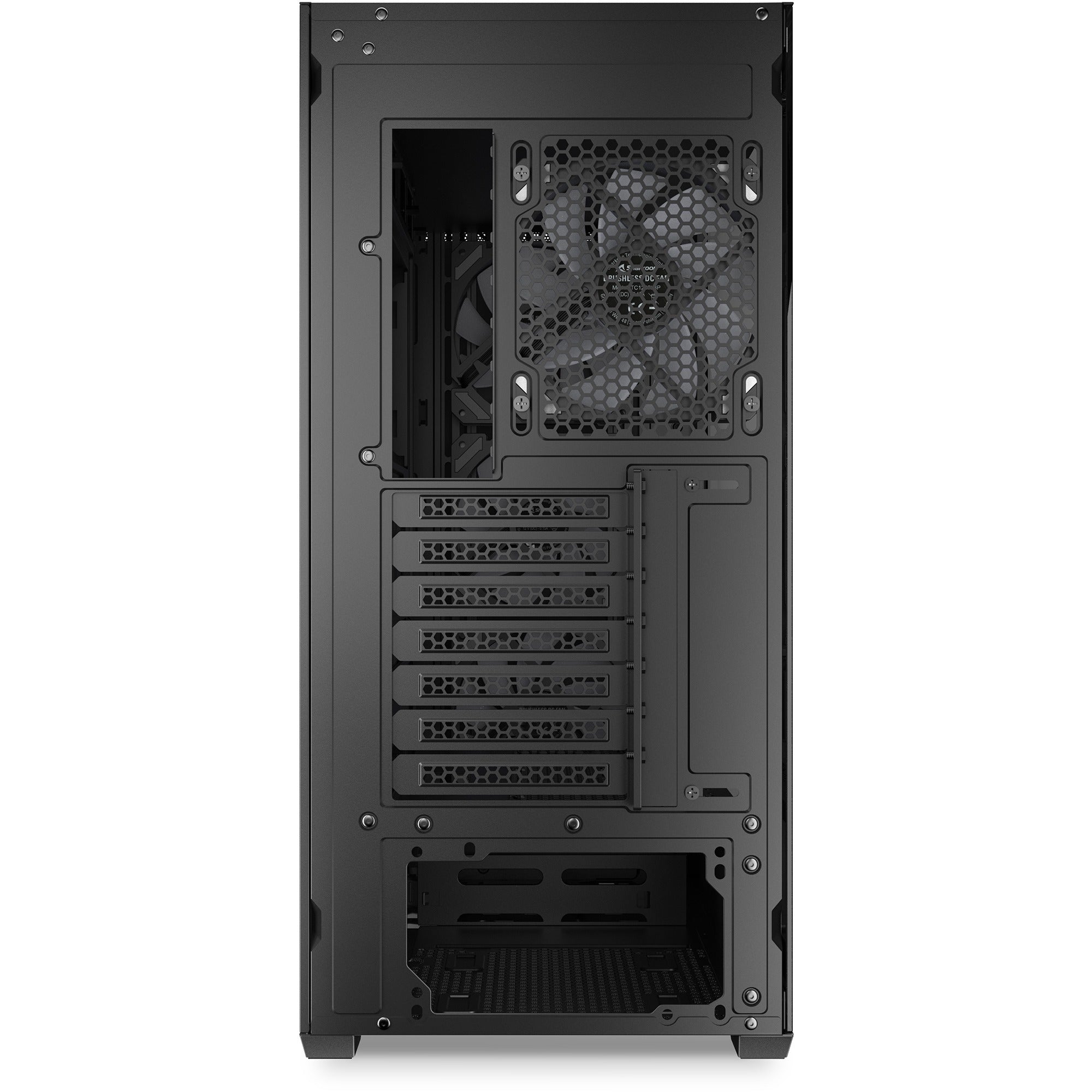 Sharkoon ak3 rgb midi tower behuizing (zwart | 2x usb-a | 1x usb-c | rgb | tempered glass)