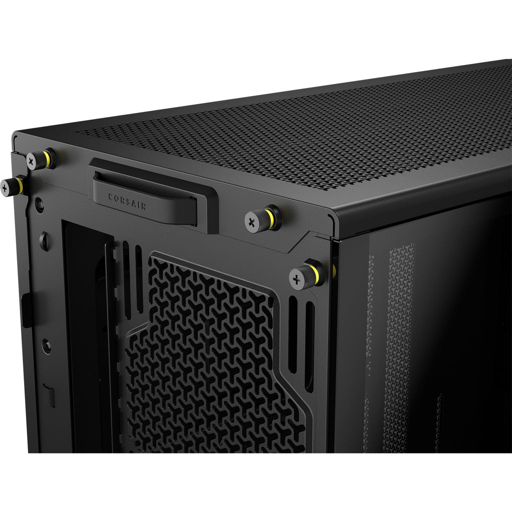 Corsair frame 4000d midi tower behuizing (zwart | 2x usb-a | 1x usb-c | tempered glass)