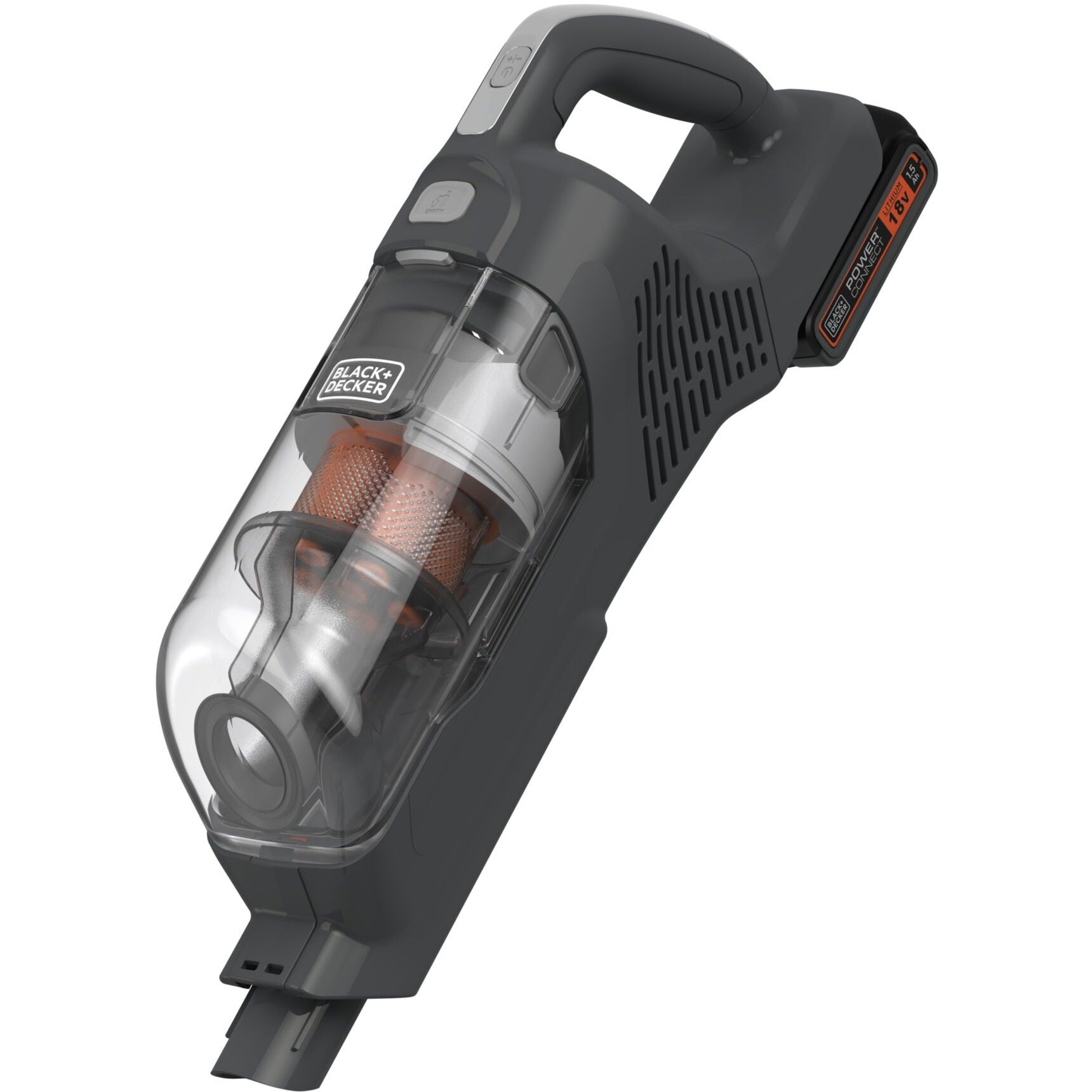 Black+decker bhfea18d1-qw 18v 2.0ah 2-in-1 steelstofzuiger met verwijderbare accu (18v 2.0ah accu en oplader inbegrepen)
