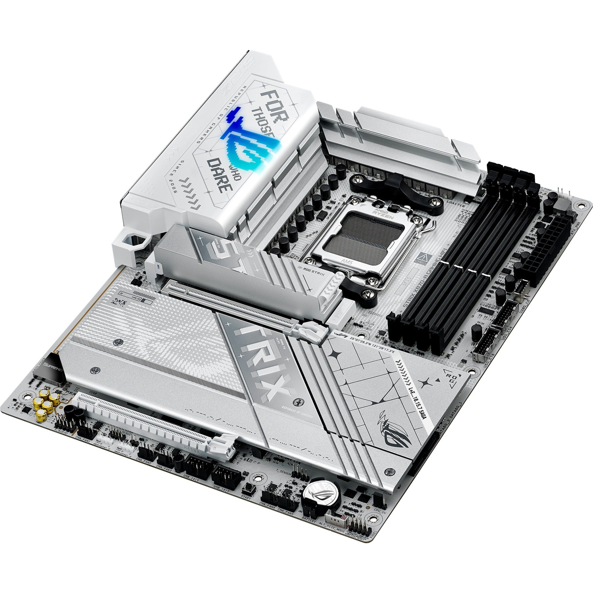 Asus rog strix x870-a gaming wifi socket am5 moederbord (2,5gb-lan, wi-fi 7, bt, sound, atx)