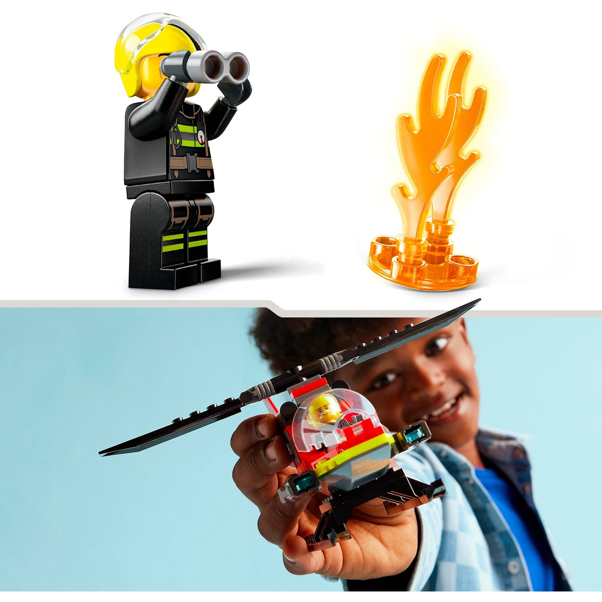 Lego city 60411 brandweerhelikopter