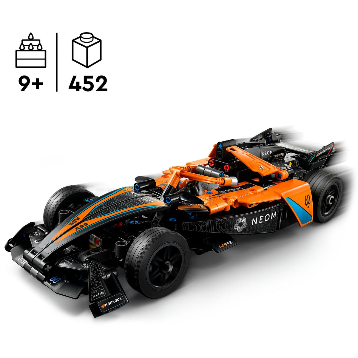 Lego technic - neom mclaren formula e racewagen constructiespeelgoed (42169)