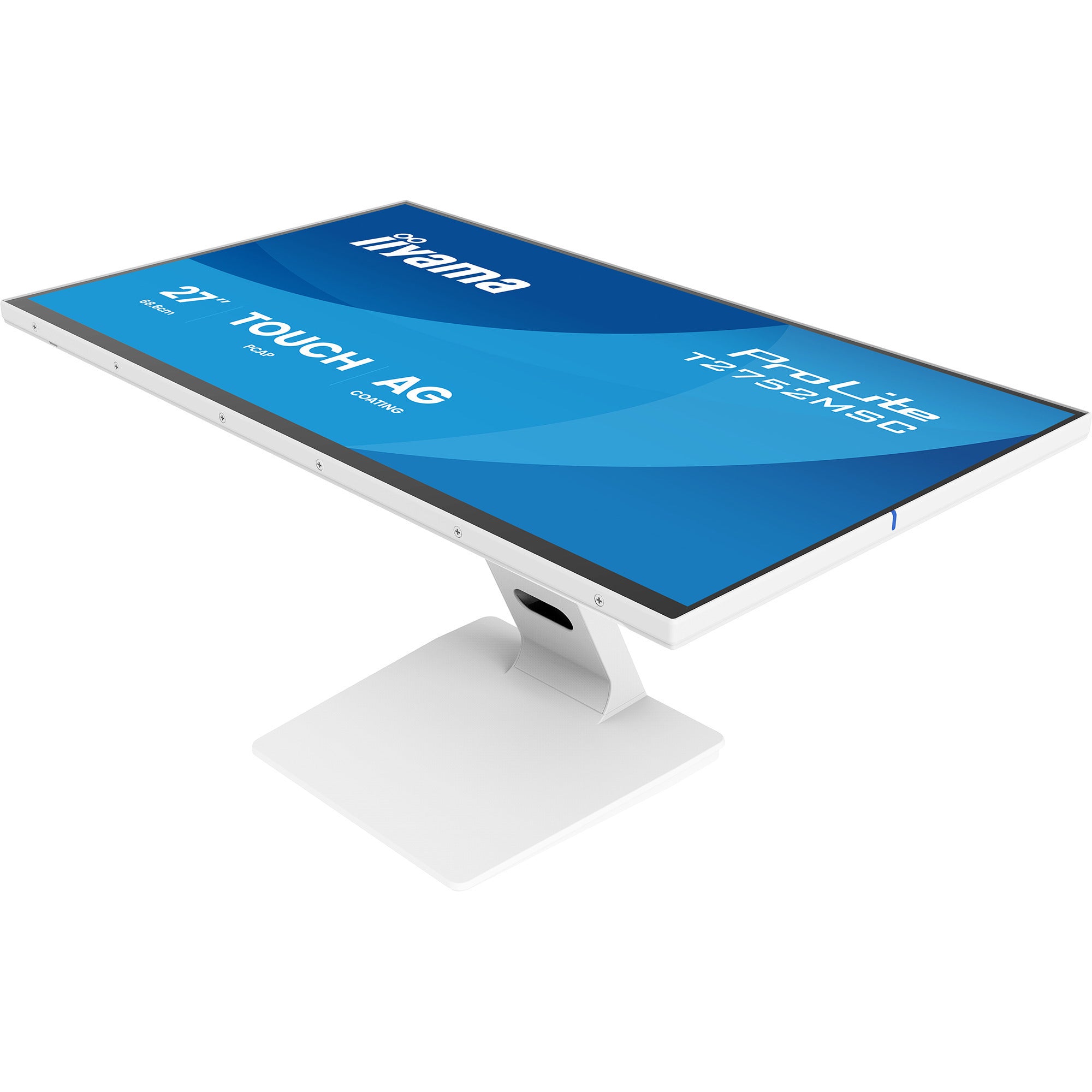 Iiyama prolite t2752msc-w1ag 27 touchscreen monitor (wit (mat), 100 hz, hdmi, displayport, usb 3.2 gen 1, audio, touchscreen )