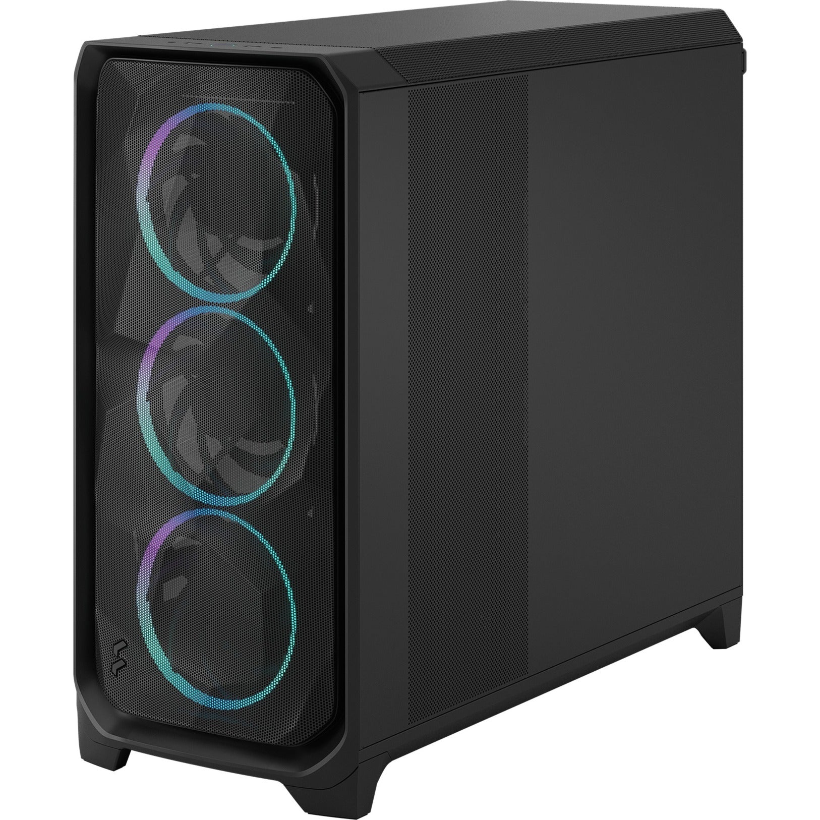 Fractal design meshify 3 xl rgb big tower behuizing (zwart | 2x usb-a | 1x usb-c | rgb | tempered glass)