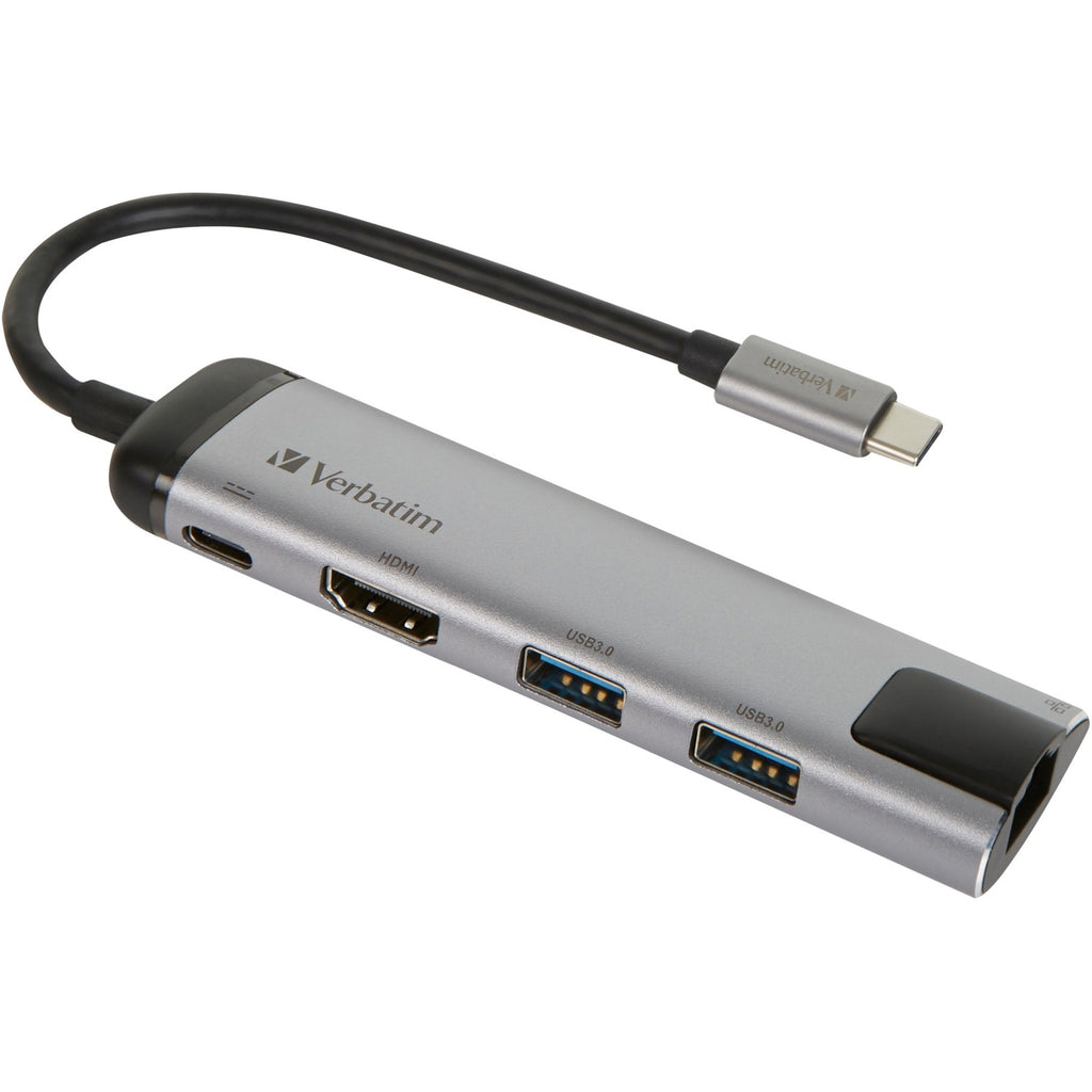 Verbatim USB 3.2 Gen 1 Multiport-Hub, USB-C > 2x USB-A + US