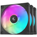 Deepcool fd14 argb case fans (zwart, 3 stuks, 140 x 140 x 25 mm, pwm)