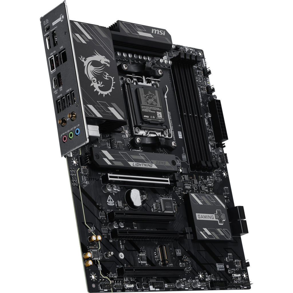 Msi b850 gaming pro wifi6e socket am5 moederbord (zwart, raid, 2.5gb-lan, wi-fi 6e, bt, sound, atx)