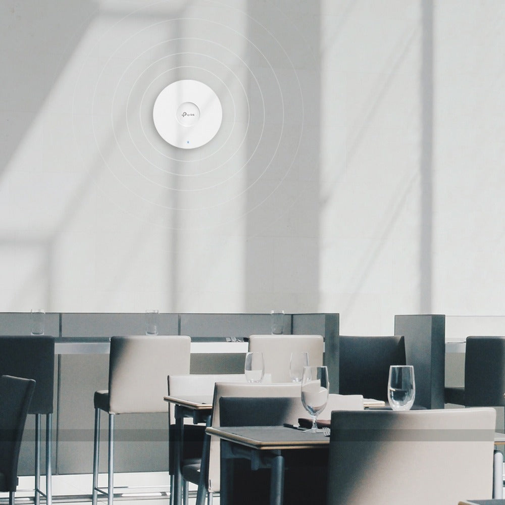 Tp-link omada eap670 ax5400 wifi 6 access point voor plafondmontage mesh access point (wit, poe)