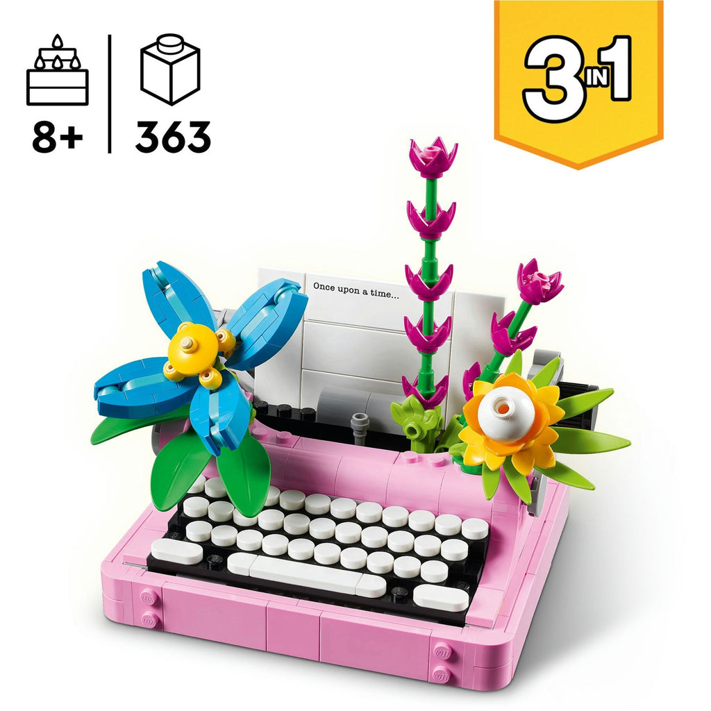 LEGO Creator 31169 Schreibmaschine mit Blumen