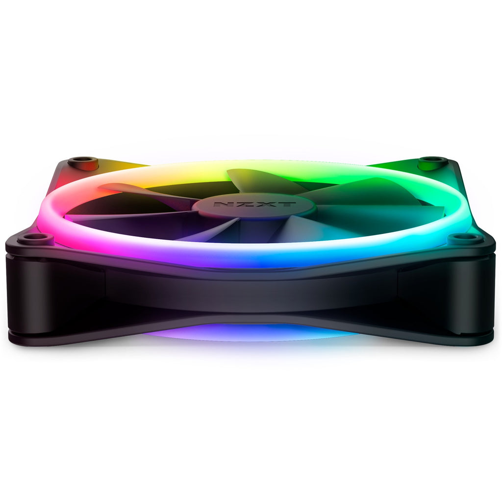 Nzxt f120 rgb duo case fan (zwart, 120 x 120 x 25 mm, pwm, zonder controller)