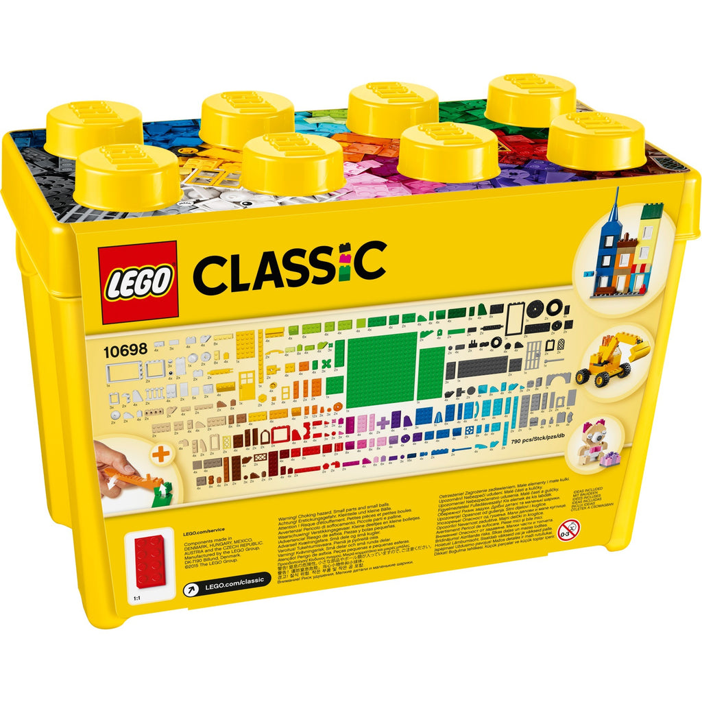 Lego classic - creatieve grote opbergdoos constructiespeelgoed (10698)