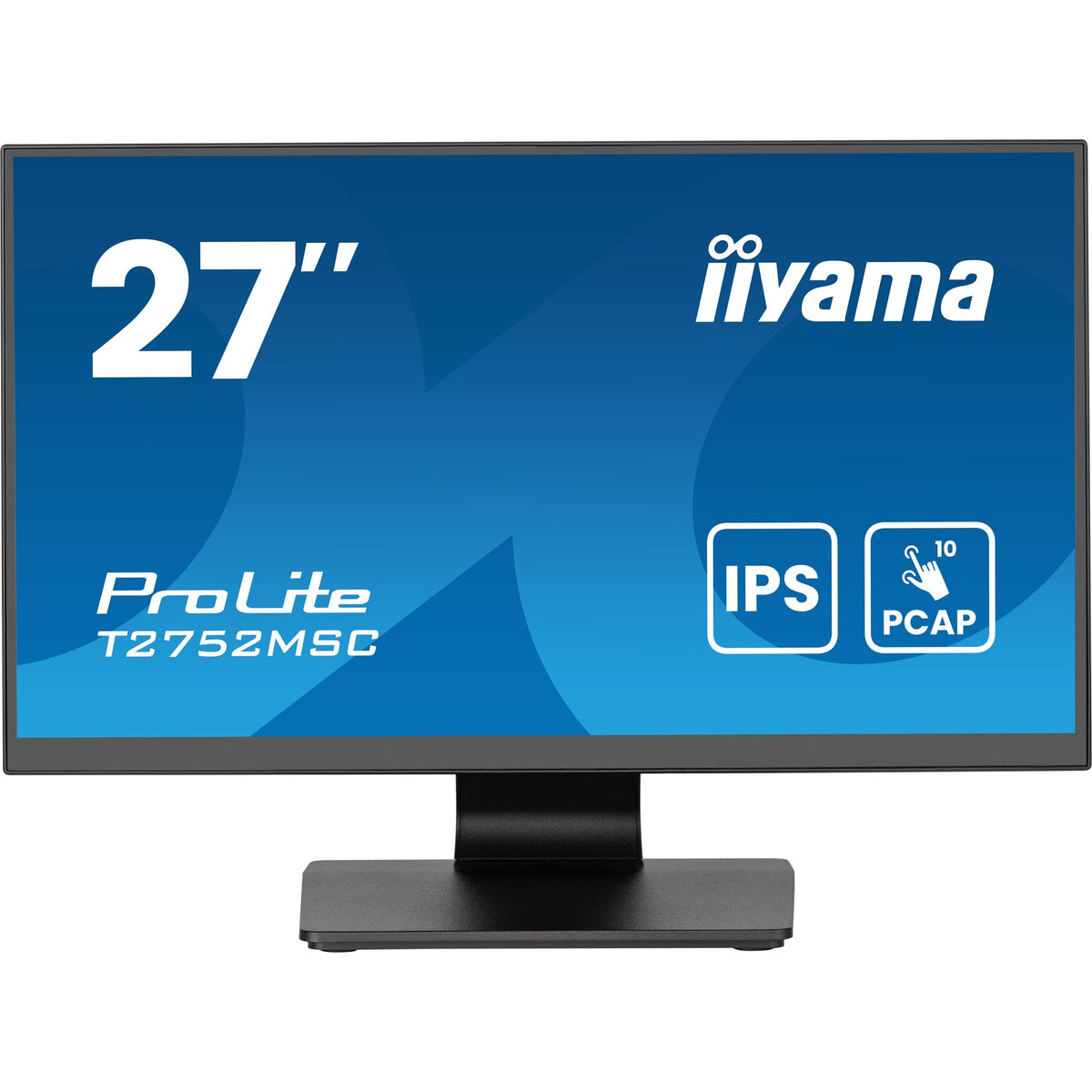 Iiyama prolite t2752msc-b1ag 27 touchscreen monitor (zwart, 1x displayport, 1x hdmi, 2x usb-a)