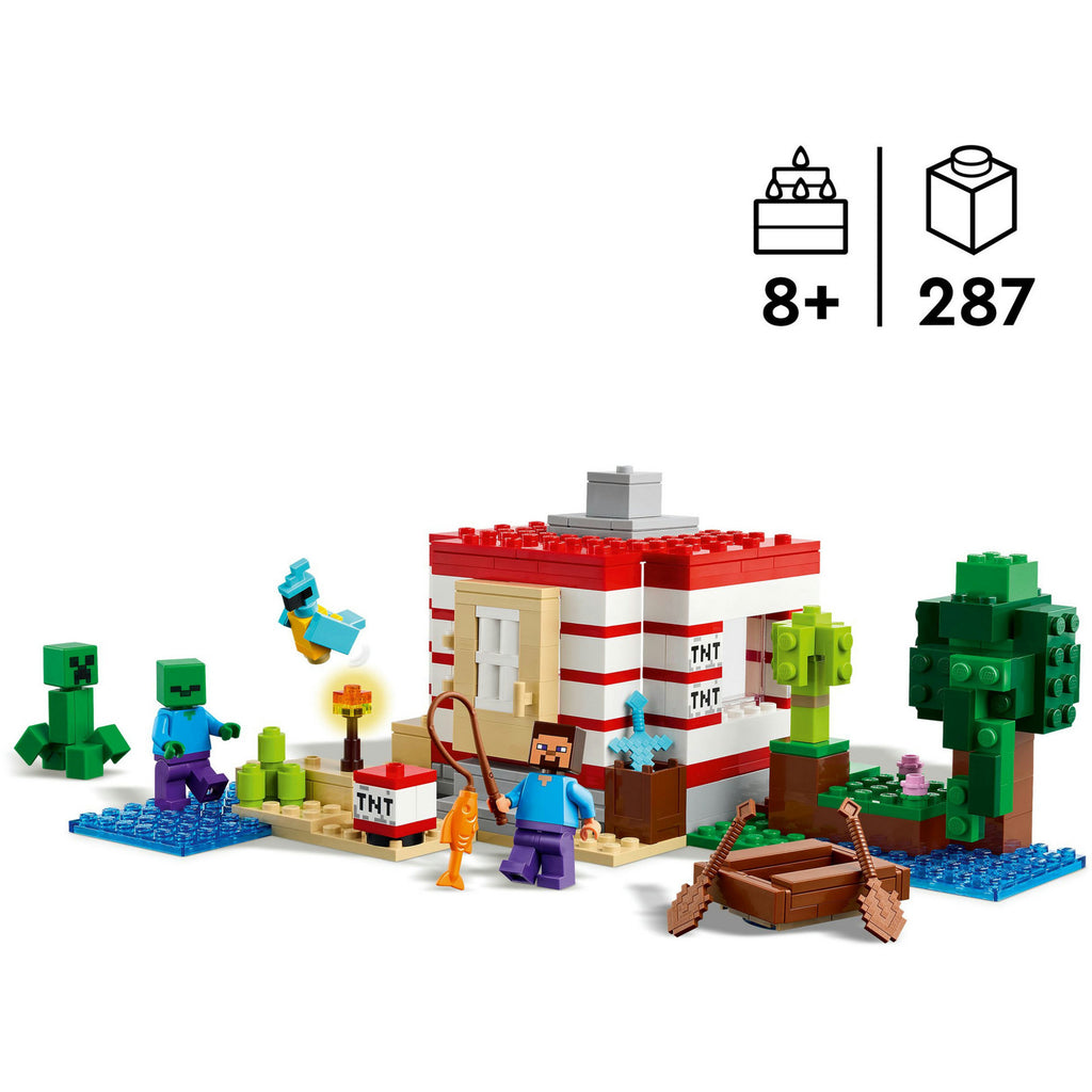 LEGO 21275 Minecraft Das TNT-Dschungelhaus