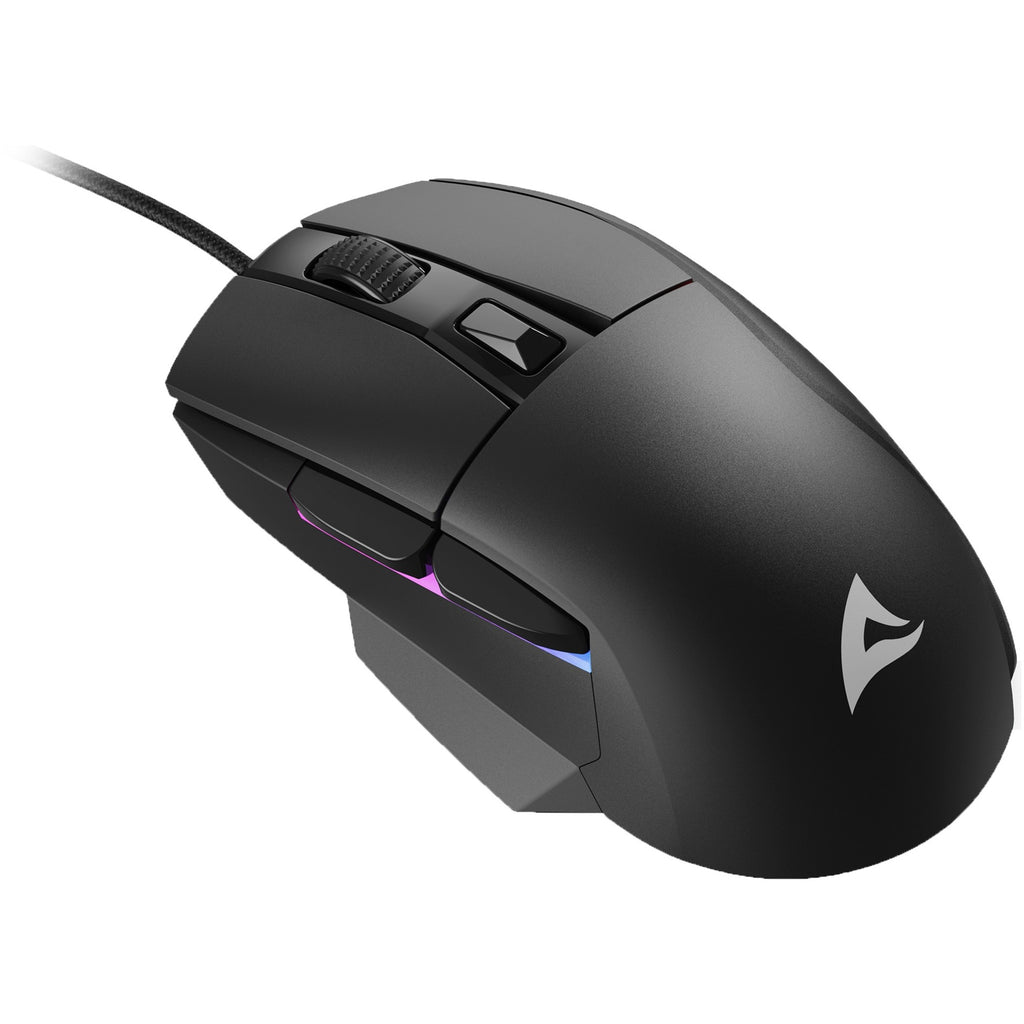 Sharkoon skiller sgm35 gaming muis (zwart, 400 - 6400 dpi, rgb leds)