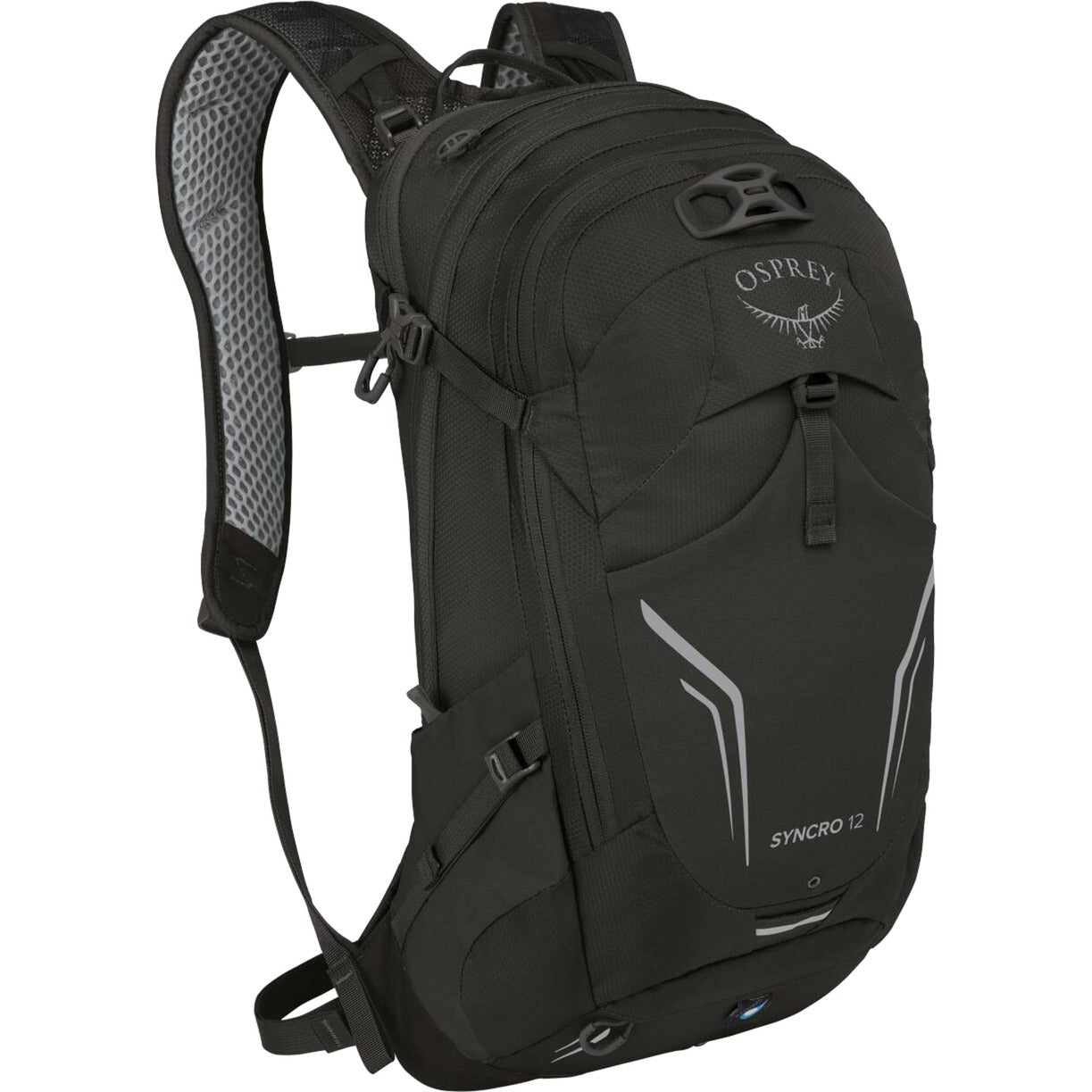 Osprey syncro 12 rugzak (zwart, 12 liter)